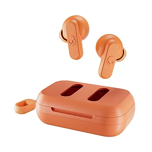 Skullcandy Dime In-Ear Wireless-Kopfhörer - 12 Std. Akkulaufzeit, Mikro, kompatibel mit iPhone und Android - Kopfhörer mit Supreme Audio und 12 Std. Akkulaufzeit. Perfekte Passform für Sport und Alltag, inklusive 3 Gummiaufsätzen für individuellen Komfort.