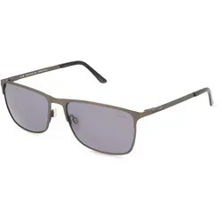 Jaguar J 7368 Herren-Sonnenbrille Vollrand Eckig Metall-Gestell, grau