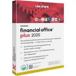 Lexware financial office plus 2025 - Abo Software - Komplette Bürosoftware für Handwerksbetriebe, bietet umfassende Funktionen für effizientes Finanzmanagement und Büroorganisation.