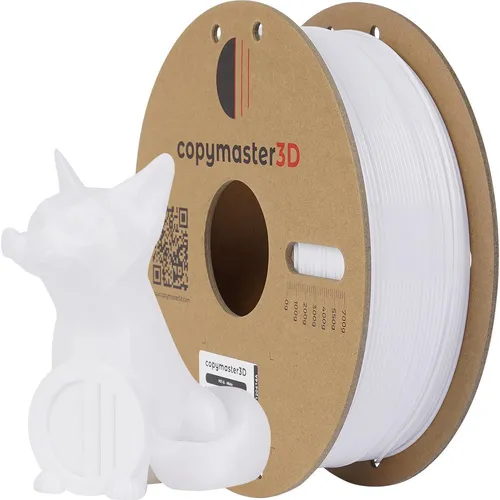 Copymaster3D PET-G Filament for 3D Printer, 1.75 mm, White (PETG, 1.75 mm, Weiss) (CM-PETG-002-1-75)