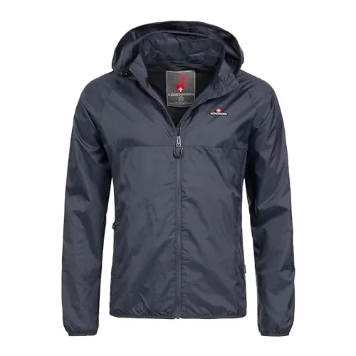 Höhenhorn 32T15 Rigi Herren Regenjacke - Funktionsjacken: Atmungsaktive und wasserabweisende Freizeitjacke für Outdoor-Aktivitäten, die Sie bei Regen trocken hält und gleichzeitig modisch aussieht.