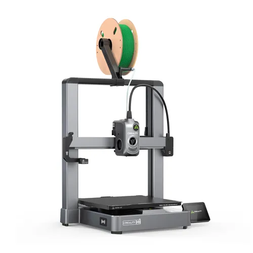 CREALITY HI - 3D Drucker - 3D-Drucker mit automatischer Kalibrierung und 95% Vormontierung für schnellen Start. Hohe Druckgeschwindigkeit von bis zu 500 mm/s und leiser Betrieb durch innovative Technologien.