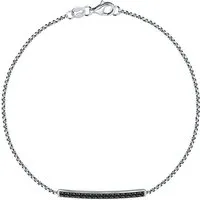 CHRIST Herren-Armband Zirkon aus 375er Gold - Elegantes Herren-Armband aus 375er Gelbgold und Weißgold mit Karabinerverschluss. Ein stilvolles Accessoire, das jedem Outfit eine edle Note verleiht und sich perfekt als Geschenk eignet.