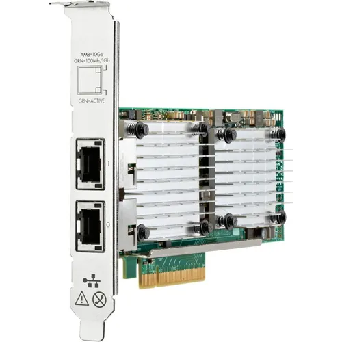 HPE P08437-B21 Marvell QL41132HLRJ Ethernet 10Gb 2-port BASE-T Adapter - Netzwerkadapter mit 2 x 10Gb Ethernet RJ-45 Ports, ideal für leistungsstarke Netzwerkinfrastrukturen und hohe Datenübertragungsraten von bis zu 10 Gbps.