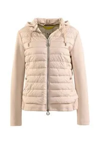 Damen Steppjacke im Materialmix 36 - Funktionsjacken – leichte Steppjacke mit sportivem Chic und abnehmbarer Kapuze für vielseitige Outfits.