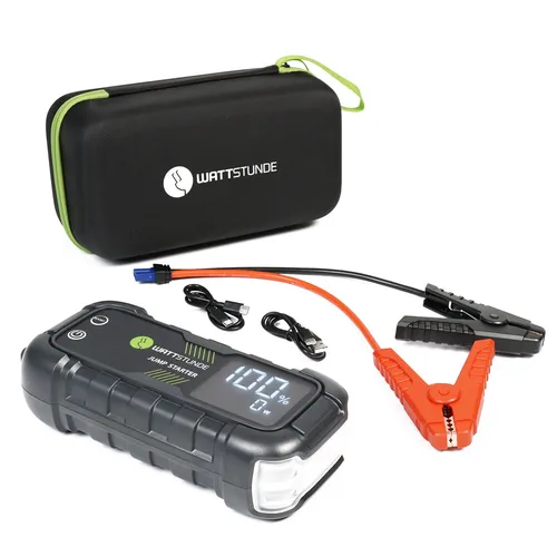 WATTSTUNDE Jump Starter WS-JS Camper – Starthilfe & Powerbank - Der WATTSTUNDE Jump Starter WS-JS Camper bietet zuverlässige Starthilfe und zusätzliche Powerbank-Funktion für dein Fahrzeug. Ideal für Abenteuer und Notfälle.