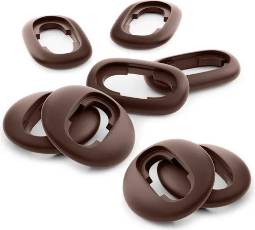 Silikon Ohrstöpsel Ohrhörer Gummi Tipps Für Samsung Galaxy Buds Live Kopfhörer Ohrhörer in Braun 8 x