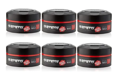 Fonex Gummy Styling Wax Ultra Hold 6er Set 150ml - Haarstyling-Produkte mit extremem Halt, ideal für alle Haartypen. Perfekt zum Modellieren und Texturieren für ein langanhaltendes Styling.