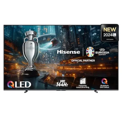 Hisense 100E77NQ PRO - 100 Zoll 4K QLED TV mit Dolby Vision IQ, Game Mode Pro und Sprachassistent für ein atemberaubendes Seherlebnis