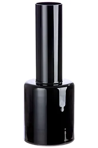 GILDE Blumenvase Deko Vase aus Glas - Deko Wohnzimmer Geschenk für Frauen Geburtstag Muttertag - weiß glänzend Höhe 60 cm