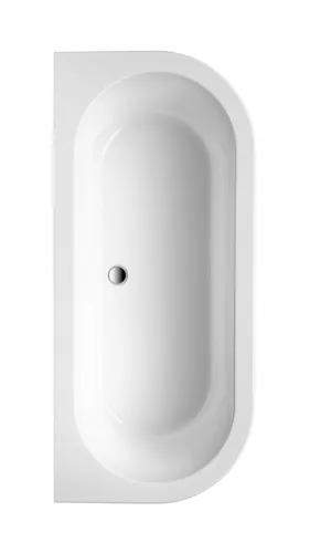 Ottofond Badewanne Modena 180 cm Weiß – Elegante Linienführung für Ihr Bad - Sanitäranlagen & Zubehör – Hochwertige doppelwandige Sanitäracryl-Badewanne mit 230 l Füllmenge für pure Entspannung und beidseitige Liegeposition.