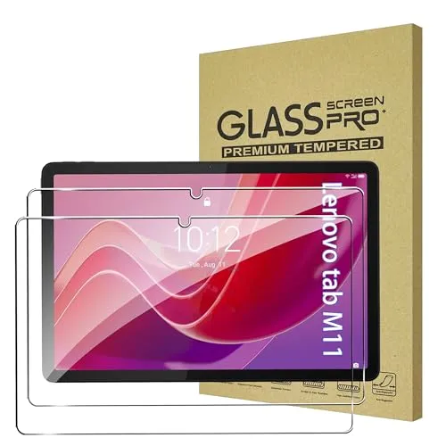 FDHYFGDY 2 Stück Schutzfolie für Lenovo Tab M11/Lenovo ldea Tab 11 Zoll Panzerglas, kratzfest, blasenfrei, Härtegrad 9H Displayschutzfolie