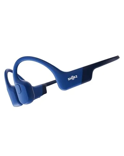 SHOKZ OpenRun Knochenschall Kopfhörer, Open-Ear Sport Bluetooth Kopfhörer mit Noise-Cancelling Mikrofon, IP67 wasserdichte kabellose Ohrhörer zum Laufen, 8 Std Spielzeit, USB-C, mit Sport-Stirnband