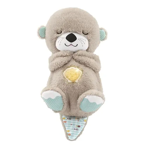 Schlummer-Otter - Kuscheltier hellbraun, ideal zum Kuscheln und Trösten für Babys und Kleinkinder