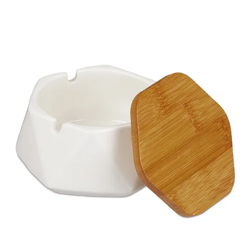 Aschenbecher Windaschenbecher Zigarettenhalter geometrisch 400 g Tischascher
