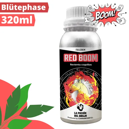Cannaboom Red Boom 320 ml - PK-Booster Blütephase Größe Gewicht Aroma Growbox