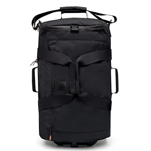 lefrik Umhängetasche Maverick mit Trolley-Funktion - Koffer mit praktischer Trolley-Funktion, ideal für Reisen und den Alltag. Aus robustem Kunstfaser-Material in schickem Schwarz.
