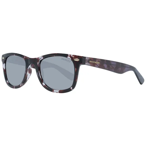 Skechers Sonnenbrille SE6216 55D Unisex Braun - Sonnenbrille mit polarisierten Gläsern für optimalen UV-Schutz, ideal für alle Outdoor-Aktivitäten. Lieferung inklusive Original-Etui.
