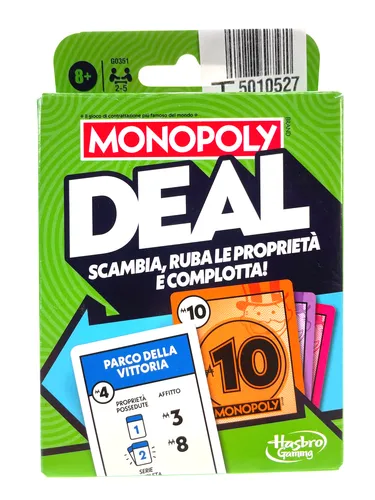 Monopoly Deal / Kartenspiel ! italienische #5010527