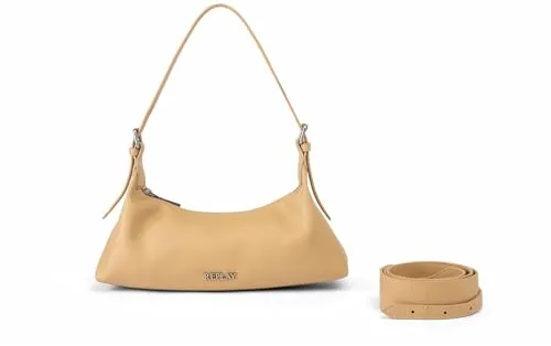 Replay Schultertasche 30 cm - Handtasche aus hochwertigem Polyurethan, mit praktischem Reißverschluss und elegantem Design. Ideal für Damen, bietet sie eine bequeme Trageweise und hervorragende Funktionalität.