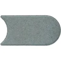 Mähkante klein Grau 24 x 12 x 4,5 cm