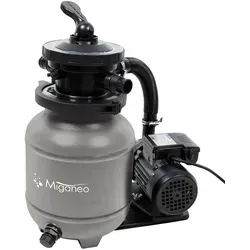 Miganeo Sandfilteranlage Dynamic 6500 Speed Clean | grau | 4,5 m3/h Leistung