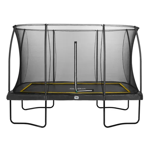 SALTA Trampolin Comfort Edition 366 x 244 cm schwarz mit Netz - Trampolin für komfortablen Springspaß, ideales Einstiegsmodell mit modernem Design und sicherem Netz für unbeschwertes Springen.