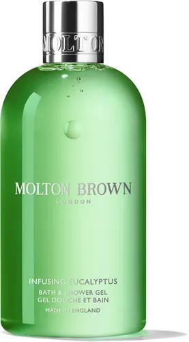 Molton Brown Infusing Eucalyptus Bath & Shower Gel 300 ml - Dusch- & Badeartikel mit erfrischendem Eukalyptus-Duft und luxuriöser Verpackung, ideal für tägliche Hautpflege und Entspannung.