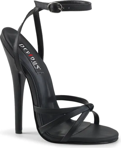 DOMINA-108 Damen Sandale von Devious, Schwarz , EU 40, US 10