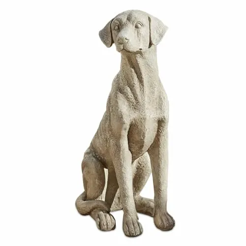Loberon Deko-Hund Elliot - Edle Jagdhund-Nachbildung - Sammlerfiguren mit detailreicher Tierskulptur aus langlebigem Polyresin. Perfekte Dekoration für Tierliebhaber mit anmutigem Design.