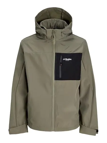 JACK & JONES Jjnorth Softshell Jacket - Stylische Softshelljacke für Herren von Jack&Jones, ideal für Freizeit und Outdoor-Aktivitäten. Mit praktischer Kapuze und langem Arm für optimalen Tragekomfort.