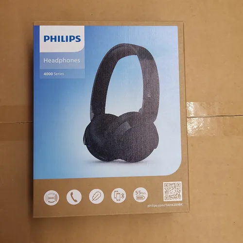 Philips TAH4209 On-Ear-Kopfhörer - Kopfhörer mit Geräuschisolierung und Multi-Point-Verbindung für nahtloses Musik- und Telefonieren. Bis zu 55 Stunden Akkulaufzeit und Sprachsteuerung mit Google Assistant oder Siri.