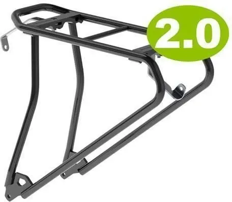Racktime Vorderrad-Gepäckträger Topit 2.0 schwarz - Fahrradtaschen, robuster Vorderrad-Gepäckträger mit einfachem Montagesystem und hoher Tragfähigkeit für vielseitigen Einsatz.