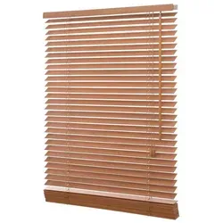 ventanara Holzjalousie 35mm - 120 cm x 130 cm - Jalousien aus Echtholz in buche, bieten stilvolle Lichtregulierung und sind ideal für jedes Wohnambiente.