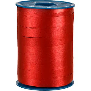 PRÄSENT Geschenkband MEXICO einseitig hochglanzbeschichtet/Rückseite matt rot 10,0 mm x 250,0 m