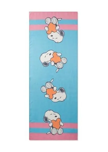 CODELLO Snoopy Druckschal aus recyceltem Polyester 70x180cm - Stylischer Druckschal mit Snoopy-Motiv, hergestellt aus hochwertigem recyceltem Polyester. Ideal für jedes Outfit und umweltbewusste Mode.