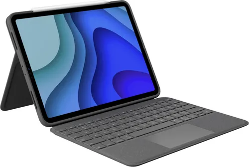 Logitech Folio Touch für iPad Pro 11" - Tastaturgehäuse mit Trackpad und Hintergrundbeleuchtung für iPad Pro 11". Vier vielseitige Modi und militärtauglicher Schutz für optimale Nutzung und Sicherheit.