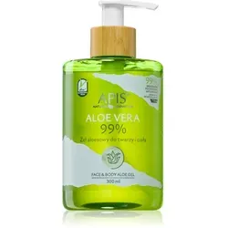 Apis Natural Cosmetics Aloe Vera Intensives Feuchtigkeit spendendes Gel für Gesicht, Körper und Haare 300 ml