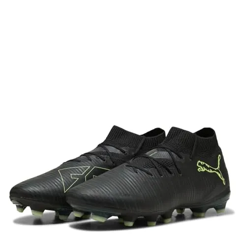 Puma Future 8 Pro FG/AG - schwarz - Innovative Fußballschuhe für kreative Spieler mit flexiblem Strickschaft und GripControl für optimale Ballkontrolle. Ideal für den modernen Spielstil auf Rasen und Kunstrasen.