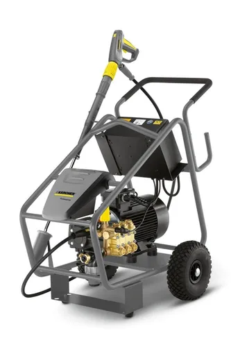 Kärcher Hochdruckreiniger HD 25/15-4 Cage Plus - Mobiler Hochdruckreiniger mit 150 Bar Druck für intensive Reinigungsaufgaben. Ideal für Landwirtschaft und Baugewerbe, ausgestattet mit robusten EASY!Lock-Schnellverschlüssen und pannenfreien Rädern.