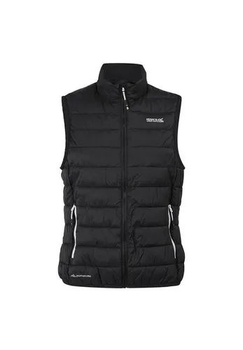 Regatta Hillpack Steppweste für Damen - Schwarz, Größe 44 - Funktionsjacken - Leichte, wasserabweisende Steppweste mit recycelter Isolierung, die sich im eigenen Packsack verstauen lässt und stilvoll vor Kälte schützt.
