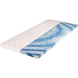 Boxxx Topper 140x200 cm - Matratzenauflagen, komfortabler Gelschaumkern und abnehmbarer, waschbarer Bezug für optimale Hygiene und Liegekomfort im Schlafzimmer.