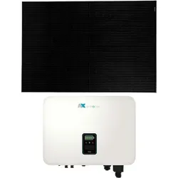 a-TroniX 5kWp Glas PV-Anlage ohne Speicher - Powerstations: Unabhängigkeit vom Energiemarkt mit effizienten Maysun Solar TwiSun X 410 Watt Glas-Glas Modulen und einem leistungsstarken a-TroniX Hybridpower 5kW Wechselrichter.