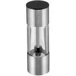 WMF Mini-Mühle – Hochwertige Gewürzmühle aus Glas und Edelstahl - Küchenhelfer mit Keramikmahlwerk und einstellbaren Mahlgraden, ideal für frische Gewürze. Hochwertige Materialien für lange Haltbarkeit.