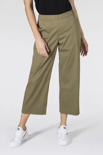 MAC 7/8-Hose STEFFI Schlupfhose, olive - Stoffhosen mit elastischem Bund für hohen Tragekomfort. Figurumspielende Passform und weit geschnitten, ideal für lässige Outfits.