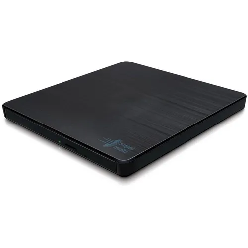 Hitachi-LG Data Storage Externer DVD-Brenner HLDS GP60NB60 - Tragbarer Slim USB Brenner, hohe Schreibgeschwindigkeiten für DVDs und kompaktes Design