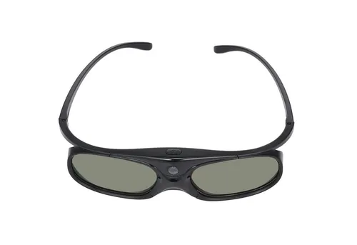 TPFNet 3D-Brille Aktive Shutterbrille kompatibel mit DLP 3D Beamer, wiederaufladbare 3D Brille, DLP Link - Schwarz - 1 Stück
