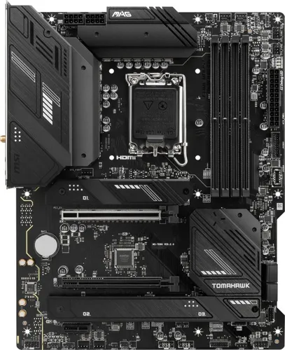 MSI MAG B760 TOMAHAWK WIFI Mainboard - ATX, Intel B760 Chipsatz, 4x DDR5 Unterstützung für erstklassige Gaming-Performance und hohe Speicherbandbreite