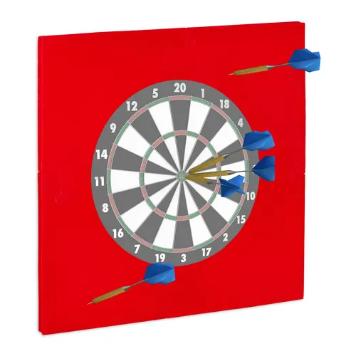Dartscheibe Schutzring - Quadratischer Auffangring 1 kg - Weiteres Zubehör für Darts, schützt Wände vor Beschädigungen und sorgt für ein sicheres Spielvergnügen. Ideal für Hobby-Dartspieler!