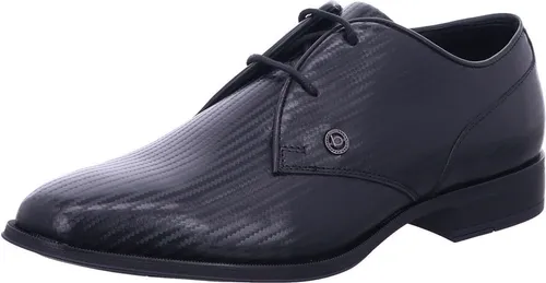 bugatti man Business Lace Shoe Black, 43 - Herren-Schnürhalbschuhe, eleganter und bequemer Schnürer für stilbewusste Männer in der Stadt.